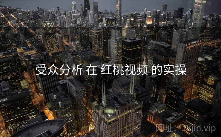 受众分析 在 红桃视频 的实操